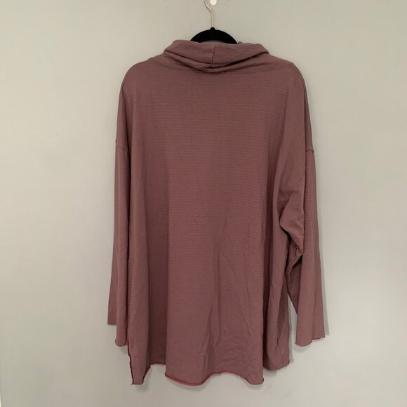 NEW Mododoc striped cowl‎ neck mid weight long sleeve pullover sweatshirt - Picture 7 of 9